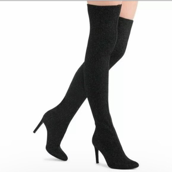 giuseppe zanotti natalie shimmer over the knee sock boots - Picture 1 of 12